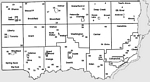 Numbered cemetery map