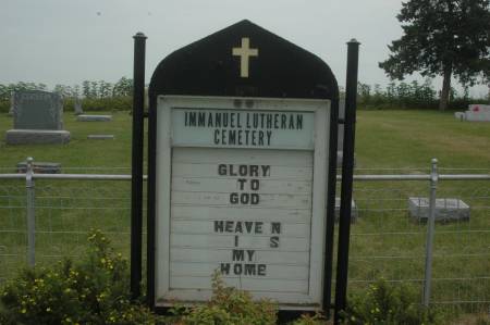 Immanuel Lutheran Cemetery