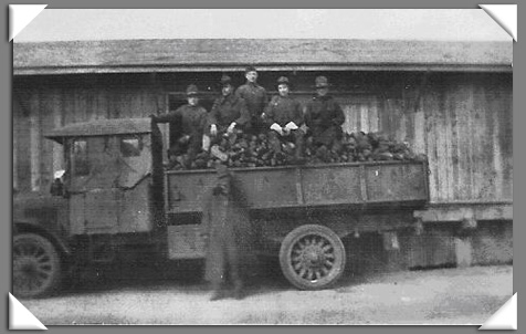 Soldiers and shoes, Camp Dodge, 1918.