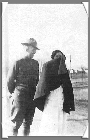 Adamson J. Finley & friend. Camp Dodge 1918.