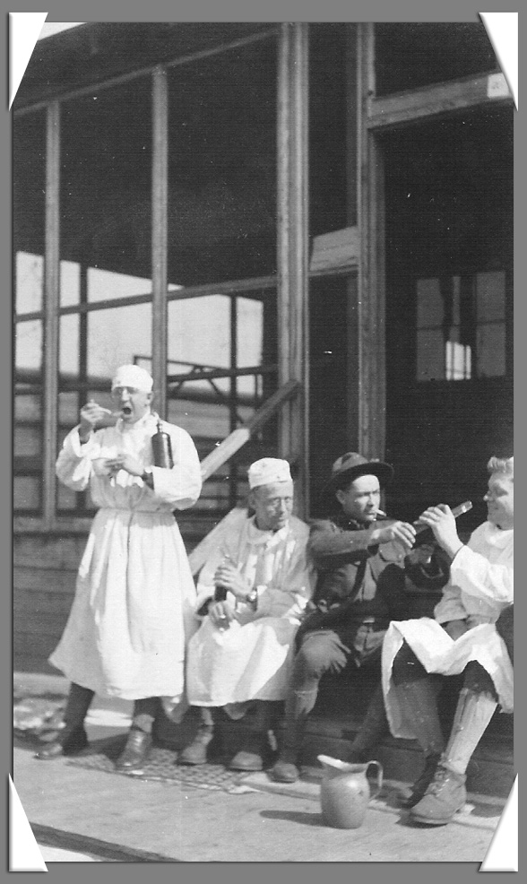 Soldiers at Camp Dodge, 1918.