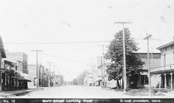 Main Street Looking West, Grand Junction, Iowa