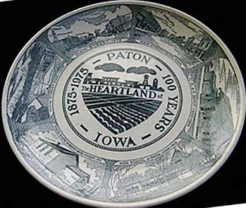 Paton, Iowa Centennial Plate