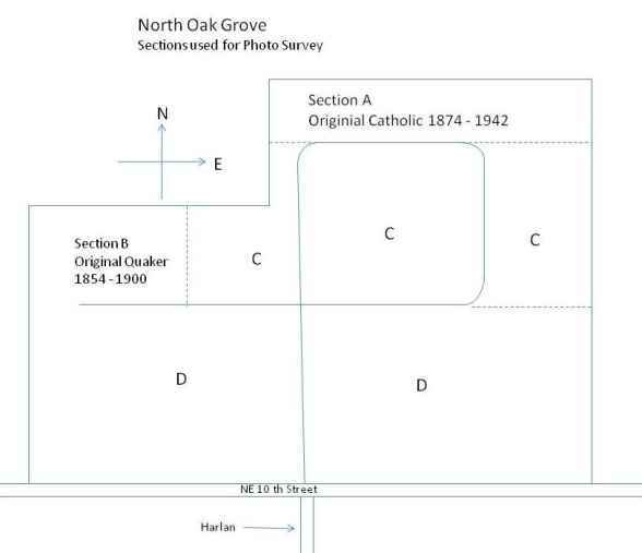 North Oak Grove Section Guide by Bill Waters, Guthrie County, Iowa