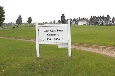 West cemetery - photo by Jim Grace, Guthrie County, Iowa