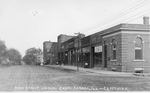 Main Street, Panora, Guthrie Co., Iowa