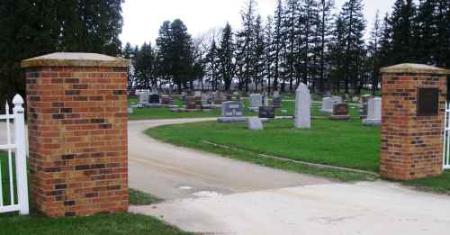 Oak Lawn Cemetery Entrance photo