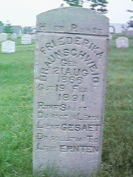 Amana gravestone