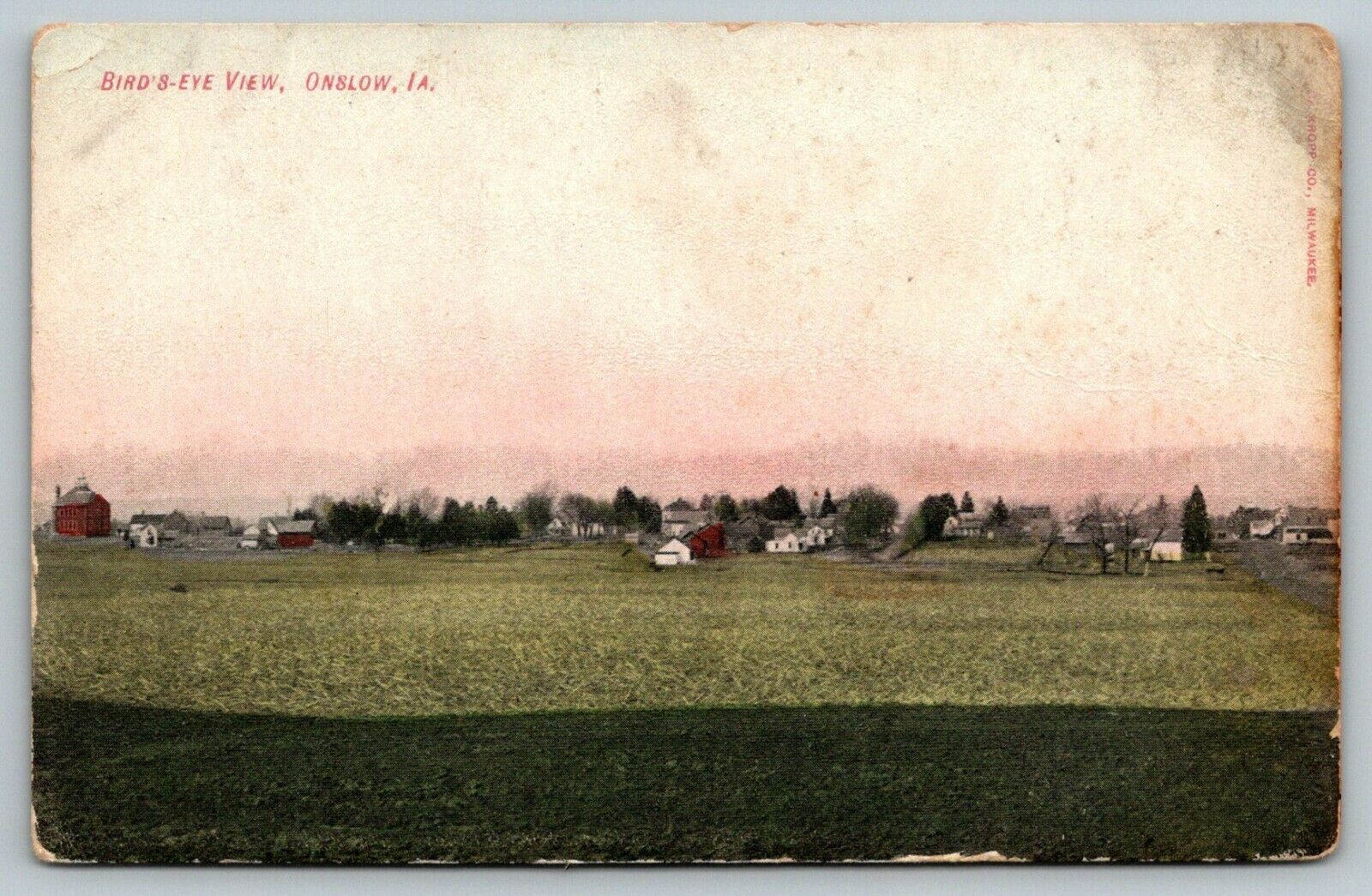 Onslow Bird's Eye View, Onslow, Iowa