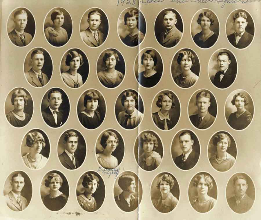 What Cheer High School Class of 1928