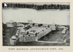 Fort Madison, Government Post 1808