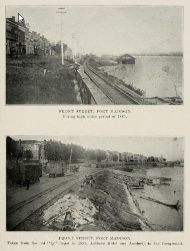 Front Street During High Water 1881