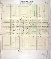 1897 Map of Denmark