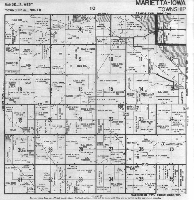 Marietta Township, Marshall County, Iowa