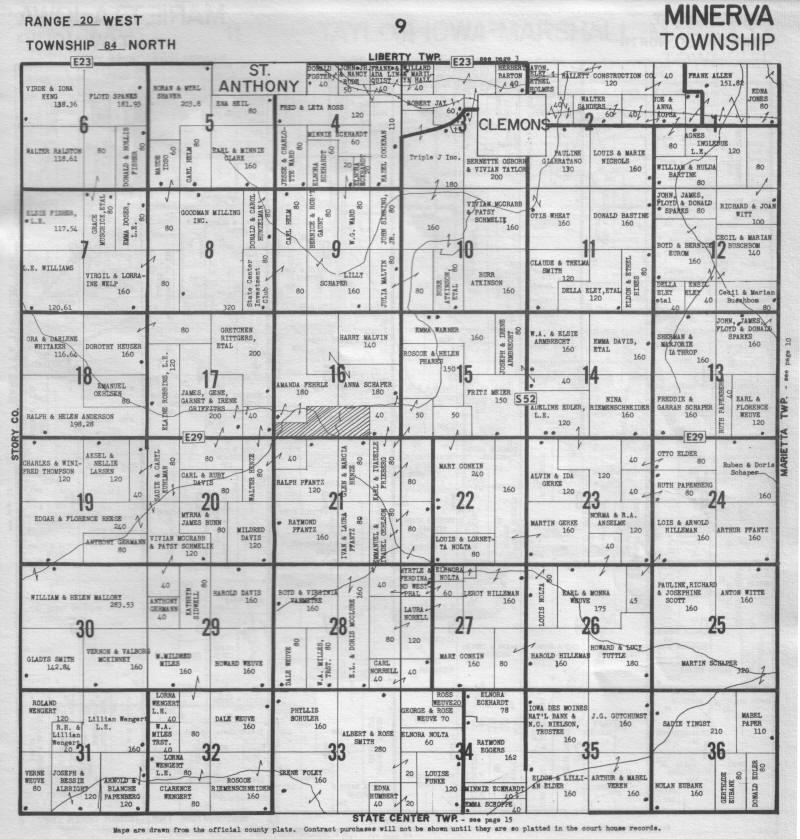 Minerva Township, Marshall County, Iowa