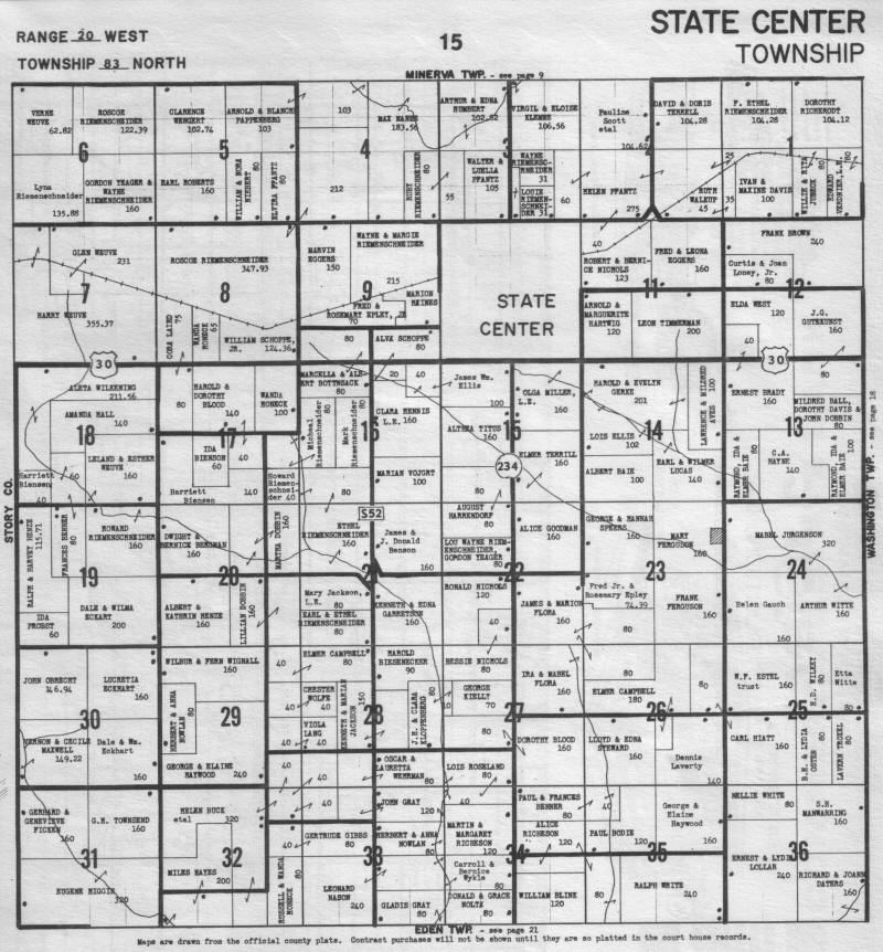 State Center Township, Marshall County, Iowa