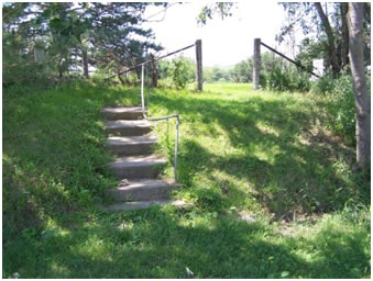 Entrance to Downsville Cemetery