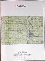 Carson Township Plat Map 1900