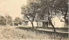 street scene postcard