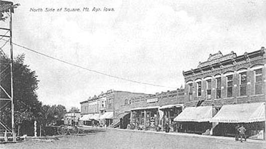 North side of the sqaure Mt.Ayr