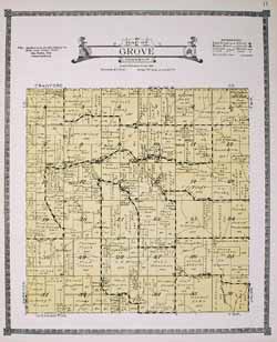 1921 Shelby Co. Grove Twp. Map