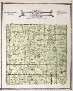 1921 Shelby Co. Jackson Twp. Map