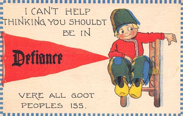 Dutch Greetings, Defiance, Shelby County, Iowa