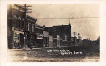 east side of main street, Dysart