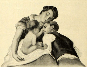 baby with parents