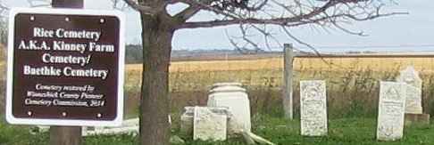 Baetke aka Rice aka Kinney cemetery Photo by Stacey Gossling