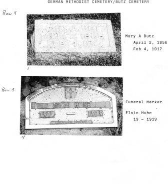 Page 12 German Methodist cemetery book by Janice Sowers