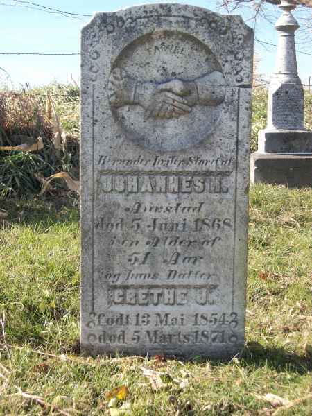 Teslow Farm Cemetery Photo by Barb Hemesath