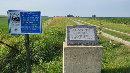 St Patricks Cemetery Sign