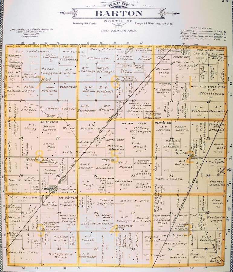 Barton Township,l 1913