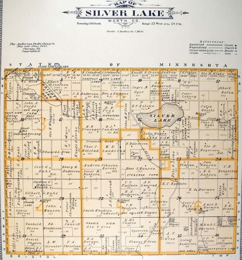 Silver Lake Township, 1913