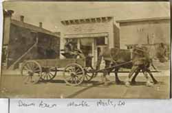 Down town Marble Rock IA